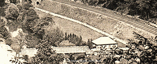 Iron footbridge, enlarged