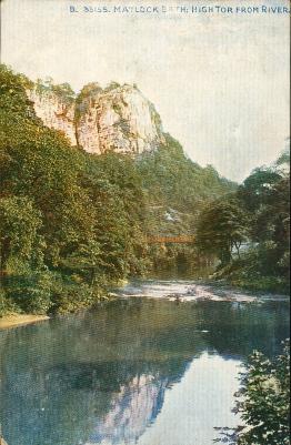 Matlock Bath, High Tor from the River