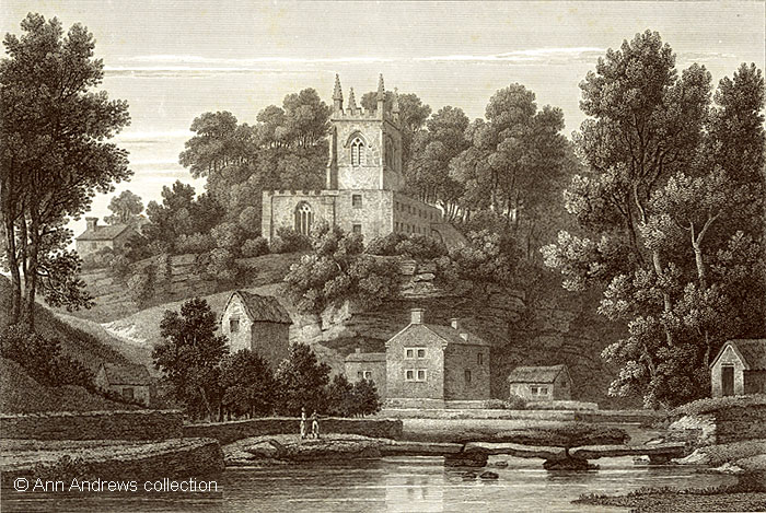 Engraving of an 1801 drwaing