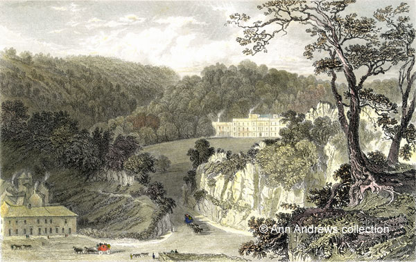 willersley Castle, 1836 engraving