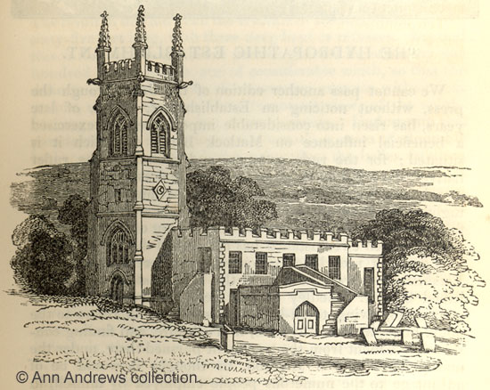 engraving of St. Giles
