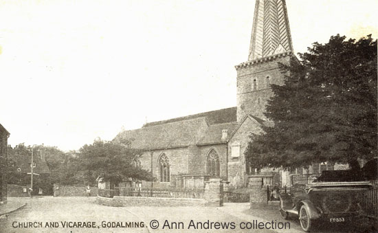 Church with car outside