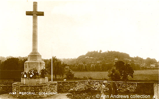 memorial from the churchyard