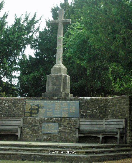 The 1921 memorial with names added in 1992